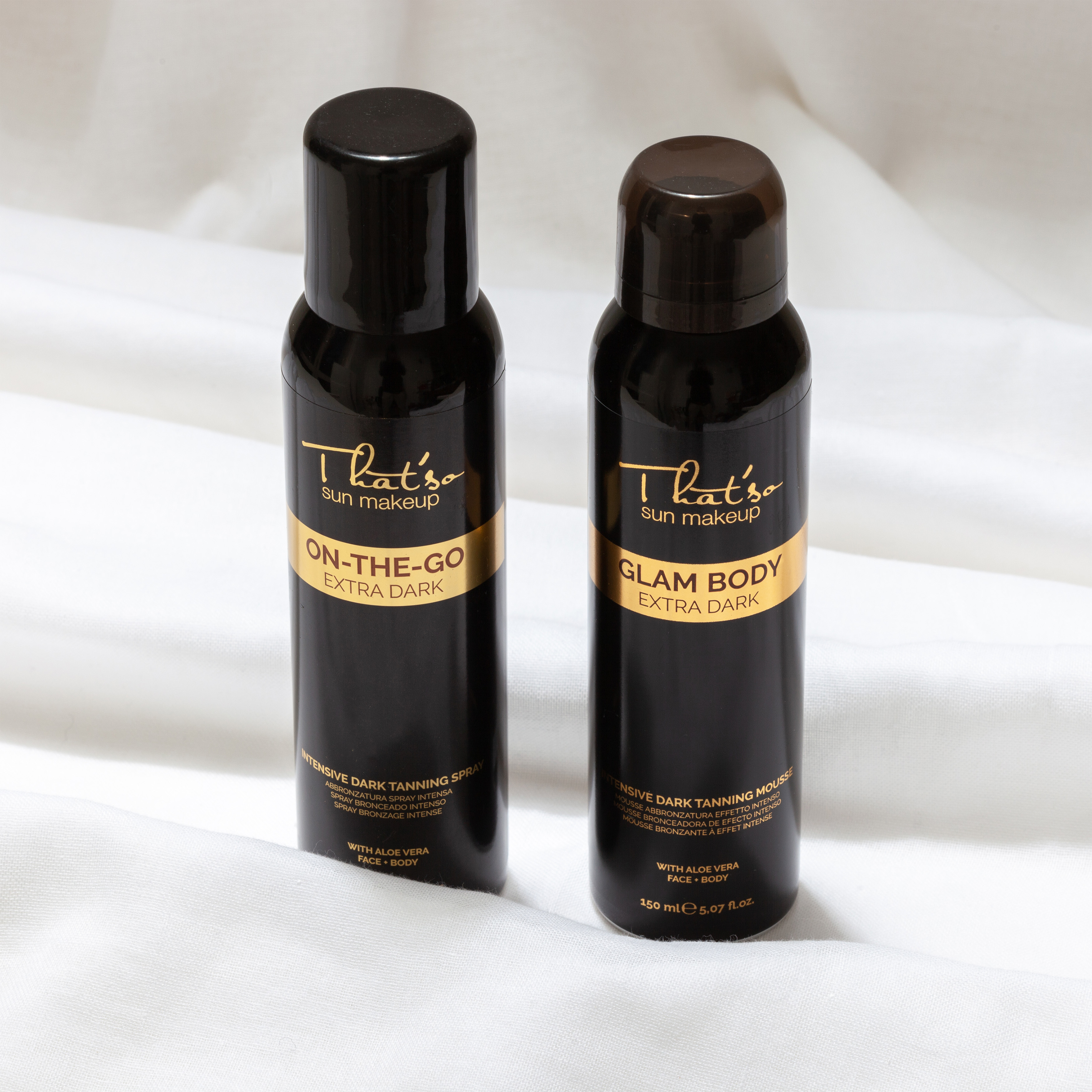 THAT`SO Glam Body Tanning Mousse EXTRA DARK - dunkles Selbstbräuner Körper-Mousse