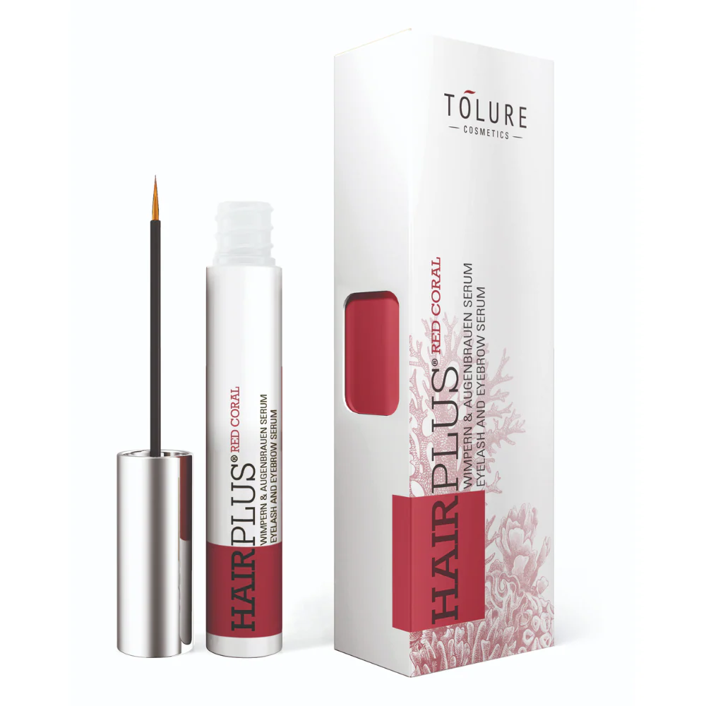 TOLURE HAIRPLUS® Red Coral - Wimpern & Augenbrauenserum Sensitiv